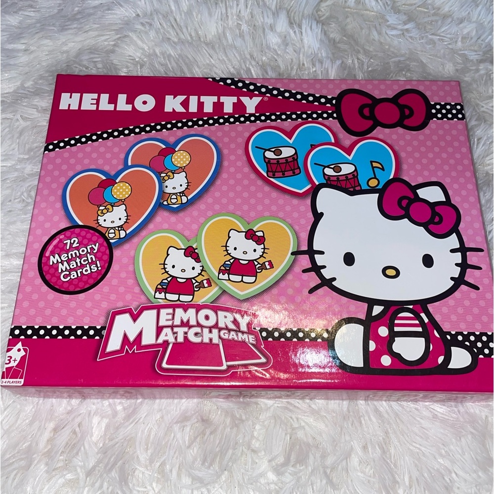 Hello Kitty Sanrio Match Memory Board Game